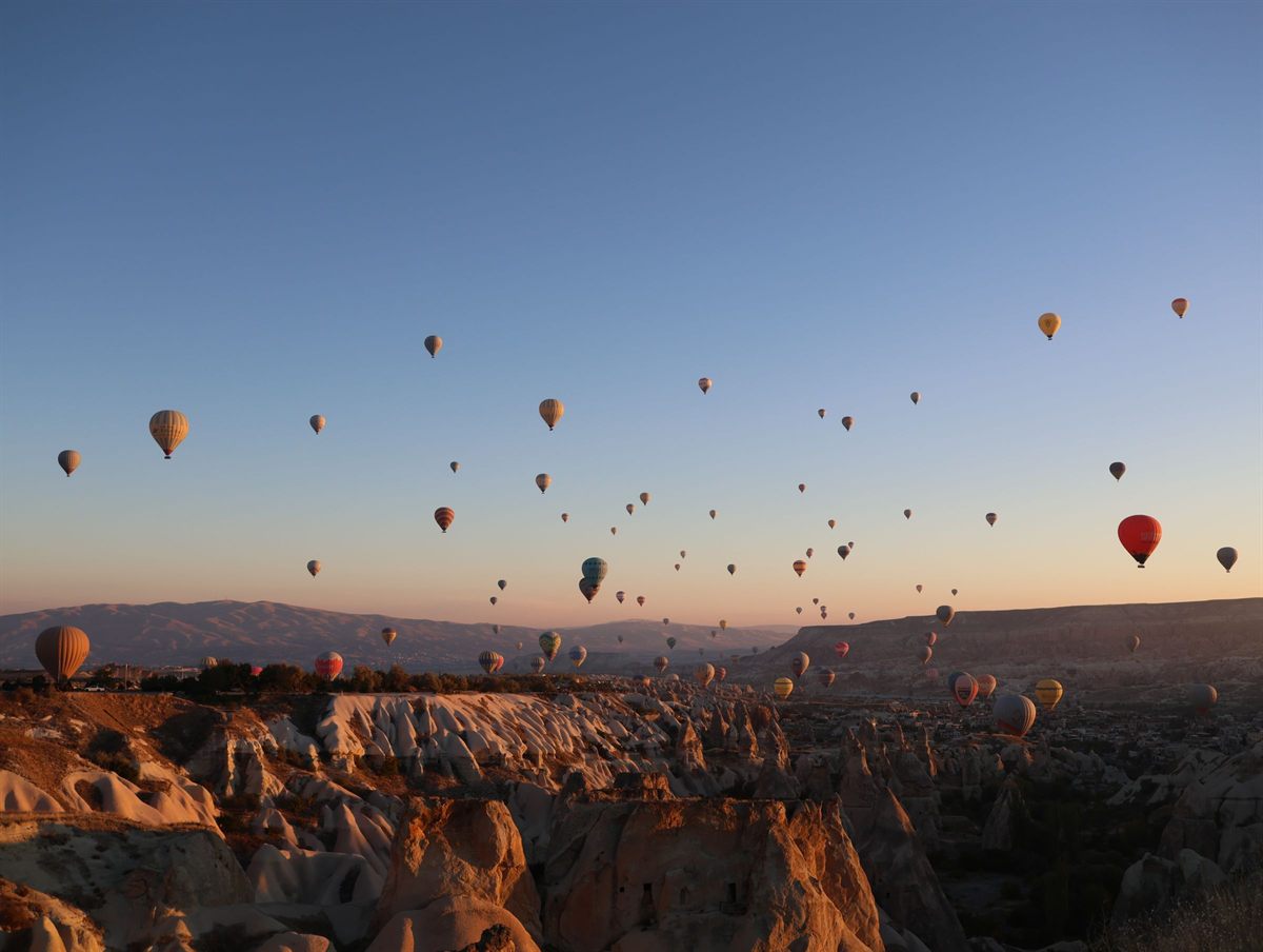 Balloons over Cappadocia